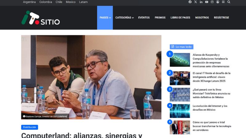 Gustavo Campa, Director de Computerland, en panel de discusión durante XChange LATAM 2025 en Riviera Maya