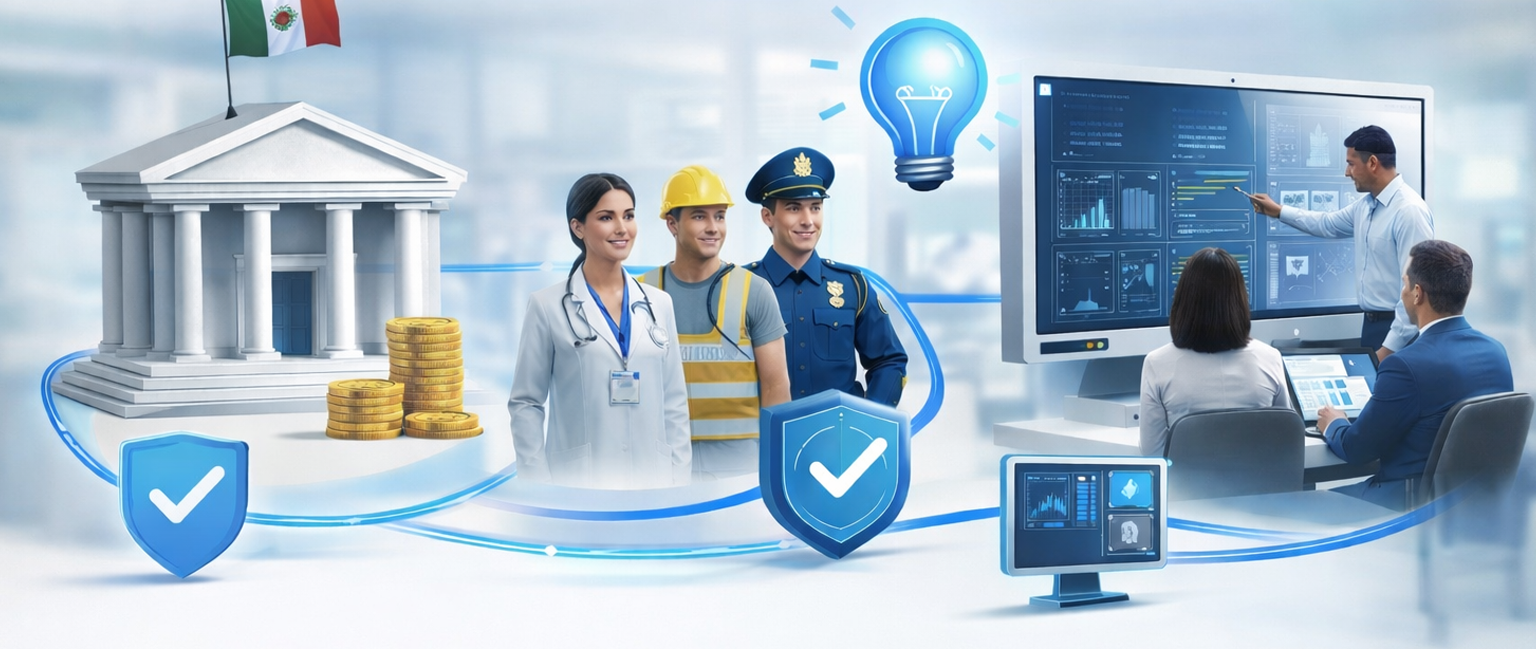 Beneficios de tecnología para instituciones públicas: eficiencia operativa, transparencia, seguridad y modernización